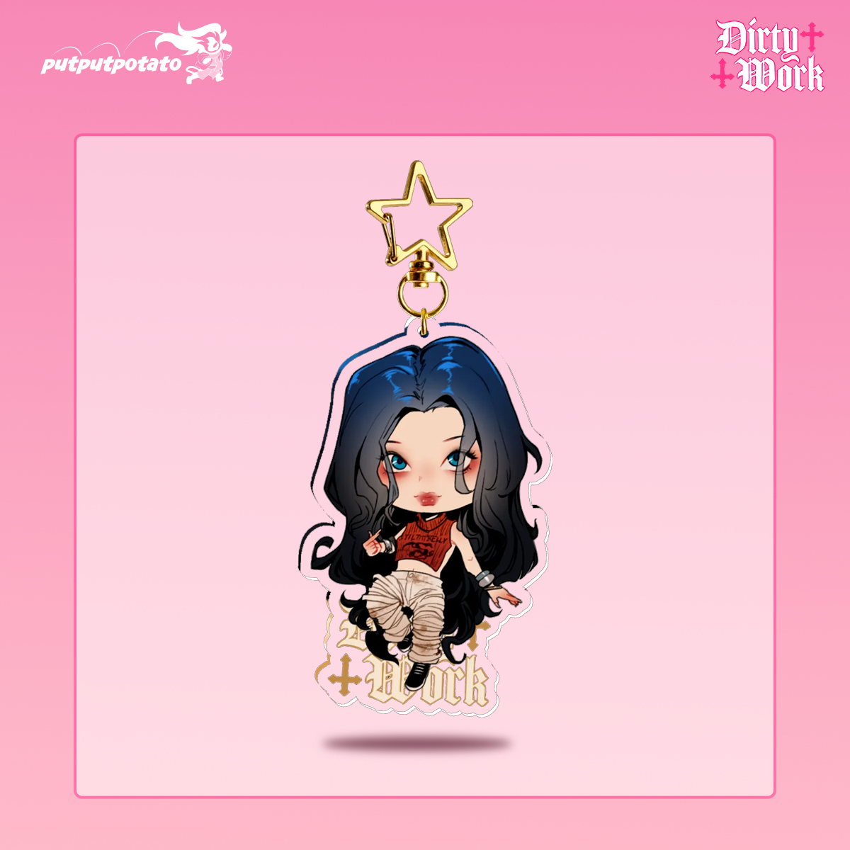 Aespa: Dirty Work Chibi-Keychains