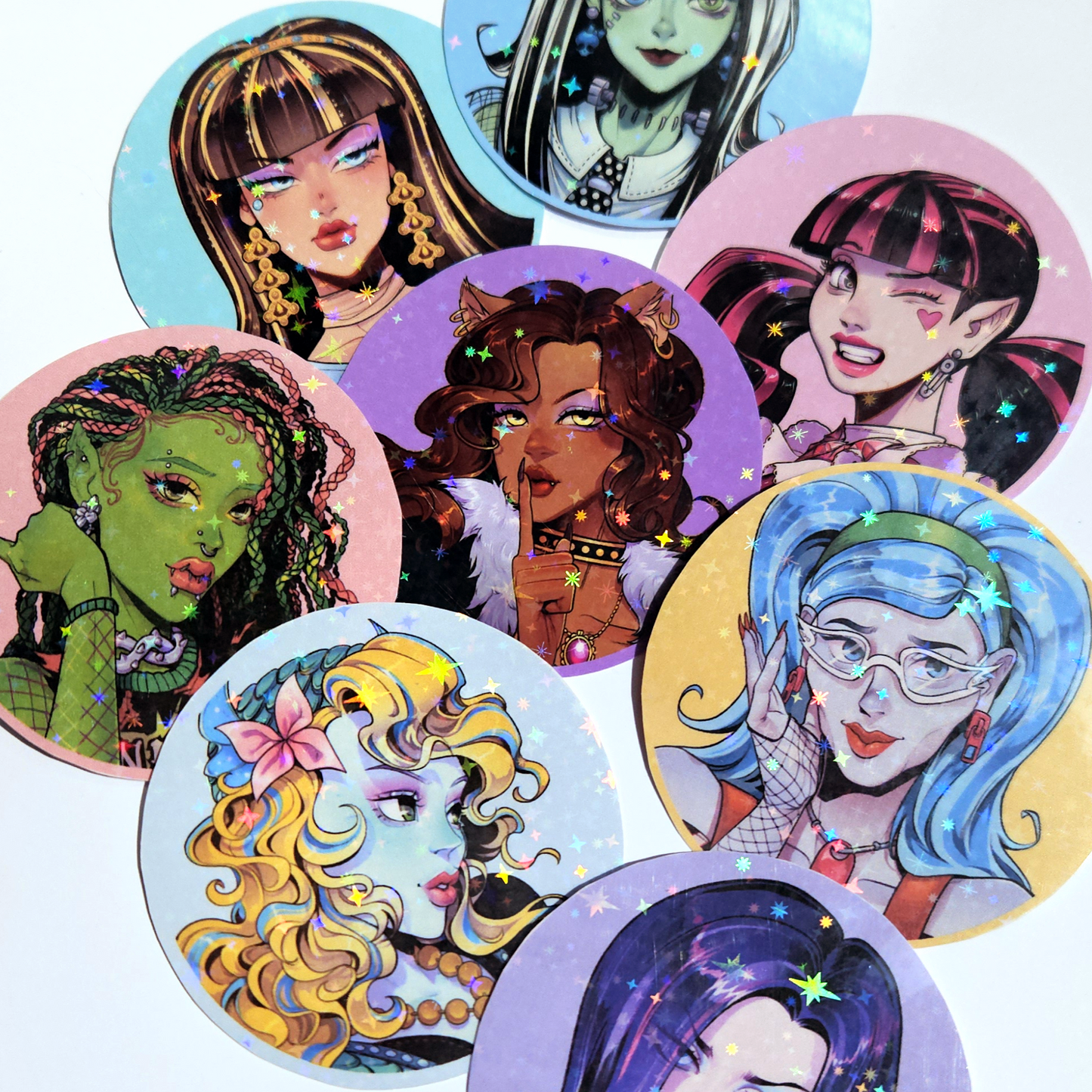 🧟‍♂️ Monster High Character Stickers 🧟‍♂️