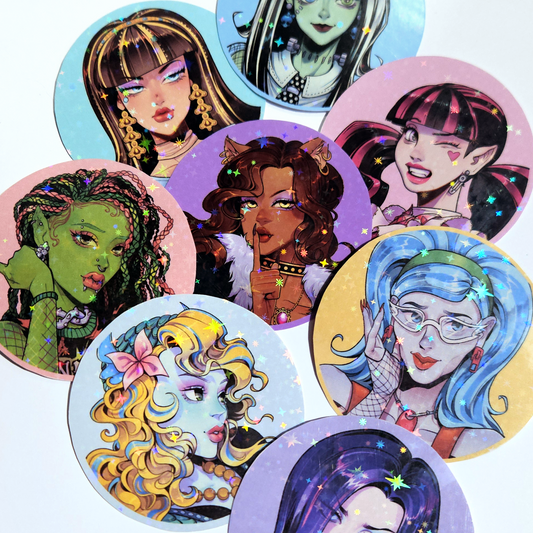 🧟‍♂️ Monster High Character Stickers 🧟‍♂️