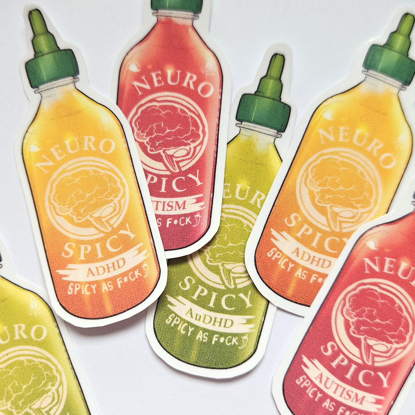 🌶️ Neurospicy Sauce Stickers 🌶️