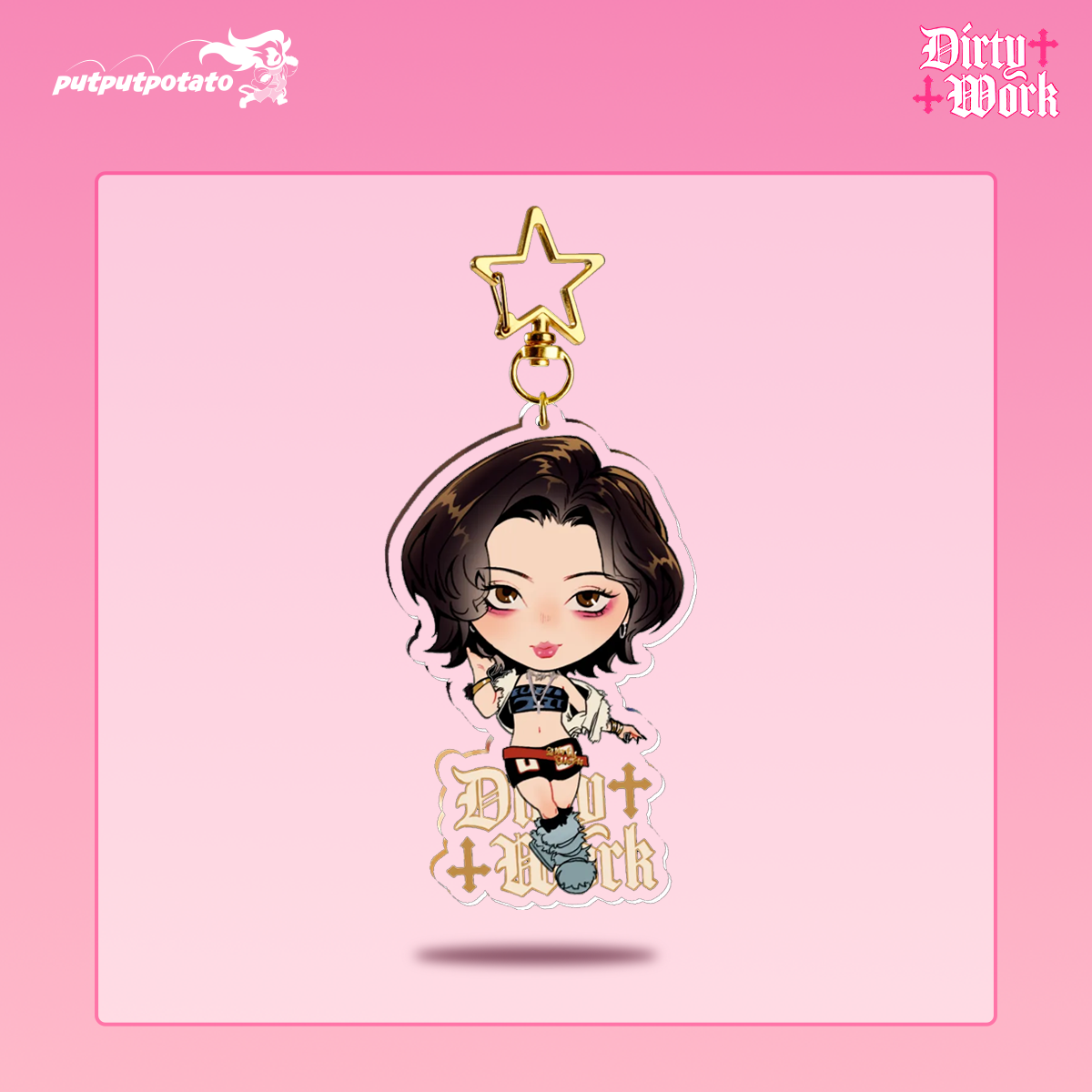 Aespa: Dirty Work Chibi-Keychains