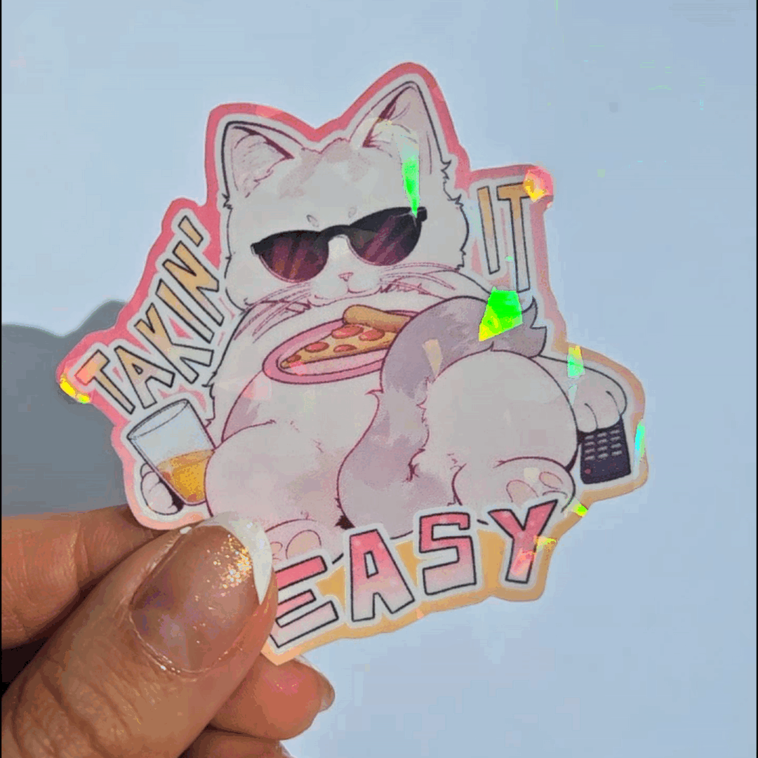 🕶️ 'Takin it Easy' Sticker 🕶️