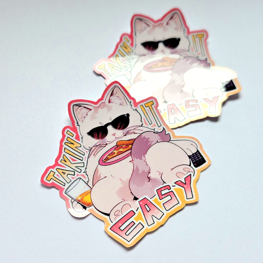 🕶️ 'Takin it Easy' Sticker 🕶️